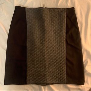 Black & gray pencil skirt